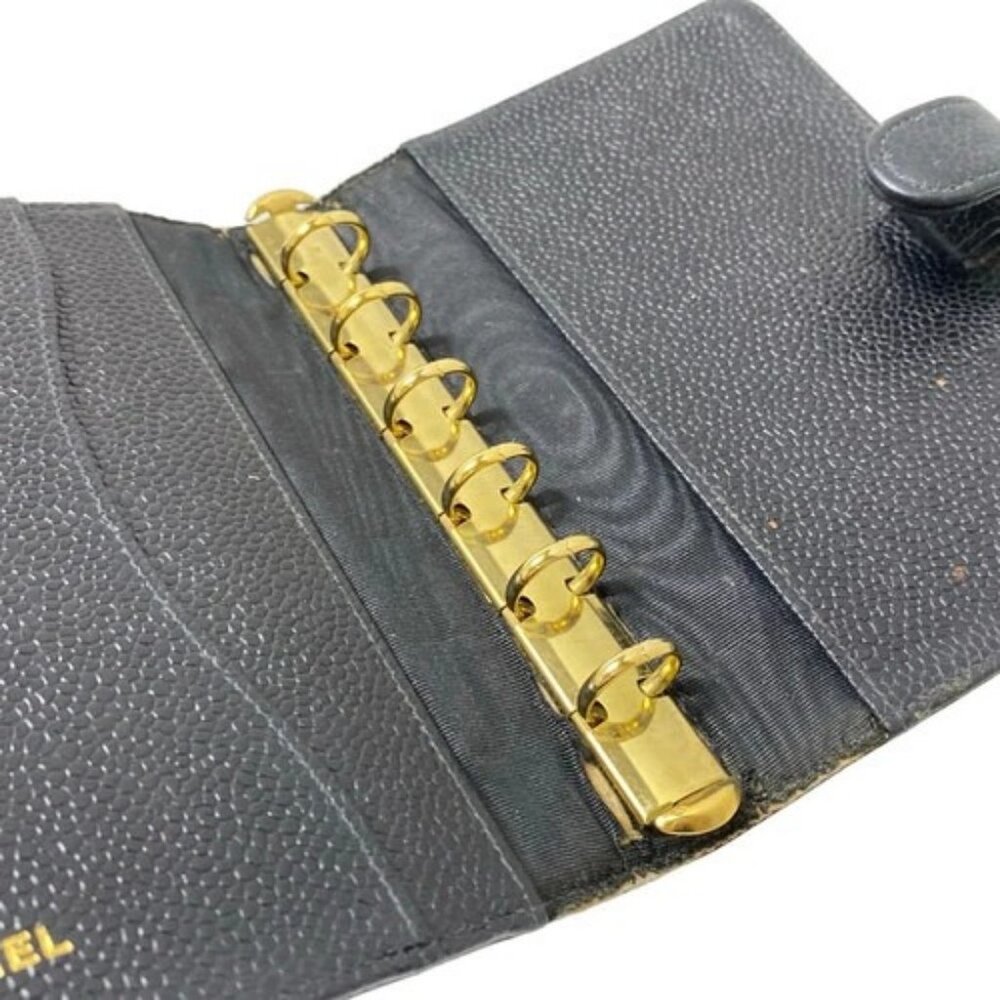 CHANEL - Black Calfskin Agenda Gold hardware - Picture 4 of 11